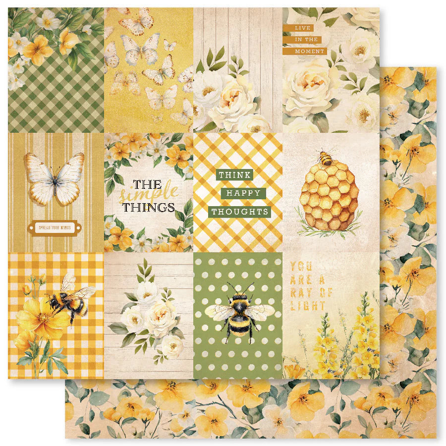 Bees & Butterflies 12x12 Paper Collection
