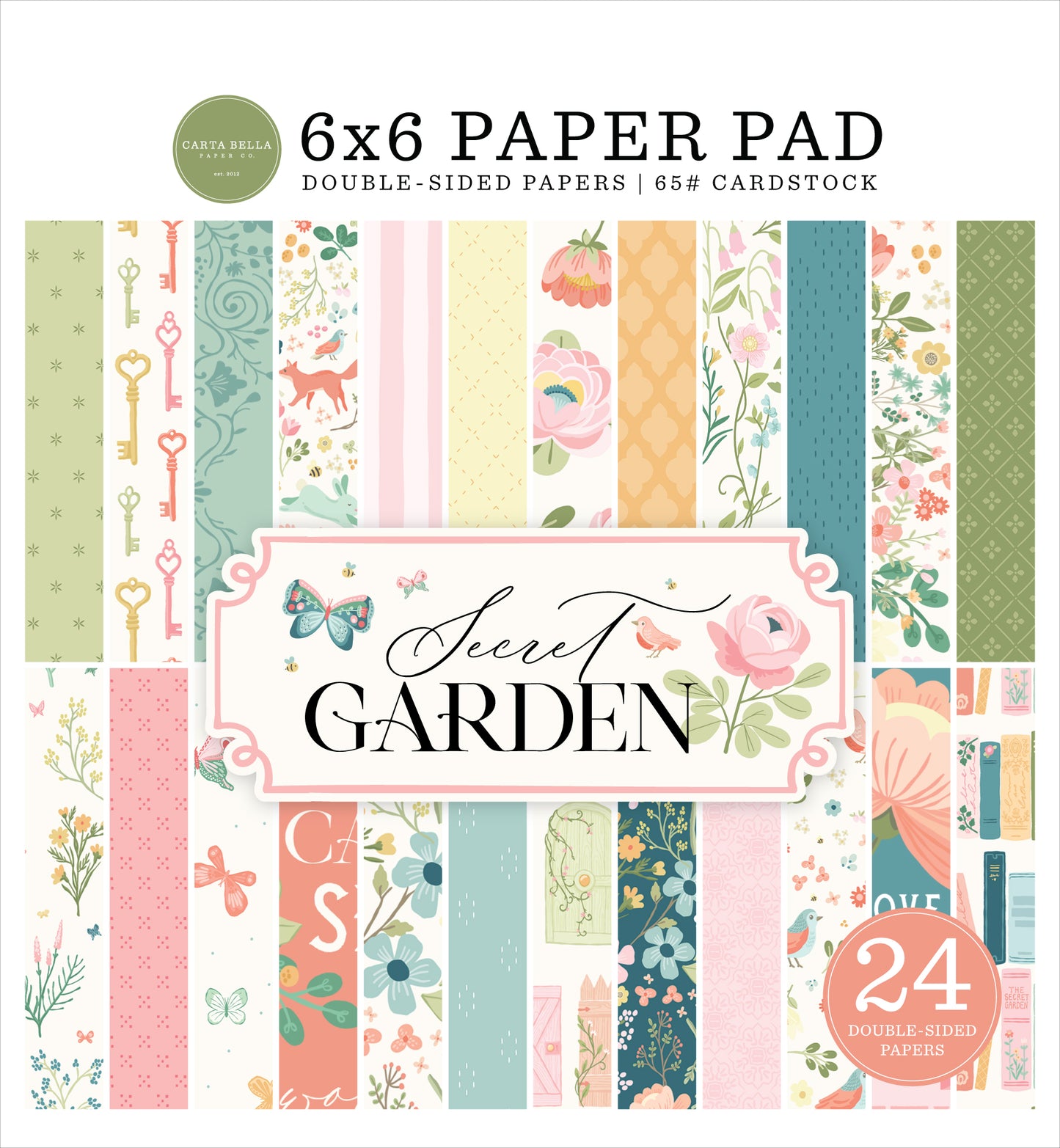 Secret Garden 6x6 Paper Pad