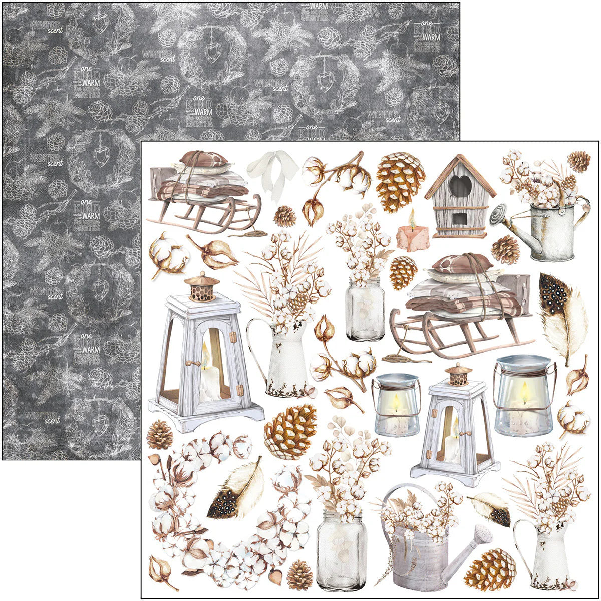 Cozy Moments Patterns Pad 12x12 - 12 Papers