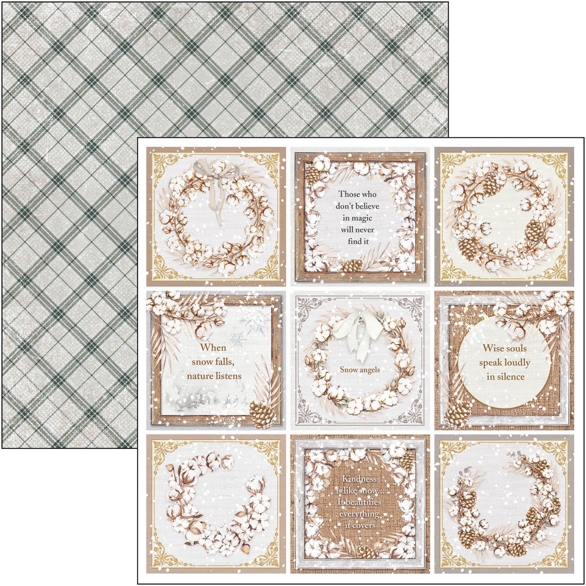 Cozy Moments Patterns Pad 12x12 - 12 Papers