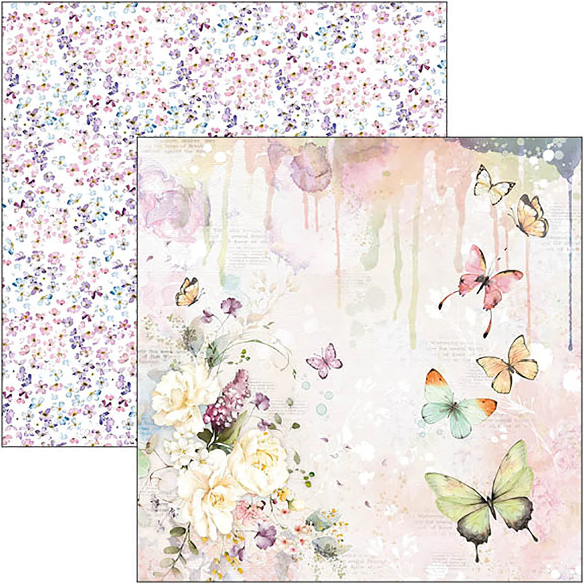 Blooming Patterns Pad 12x12 - 12 Papers