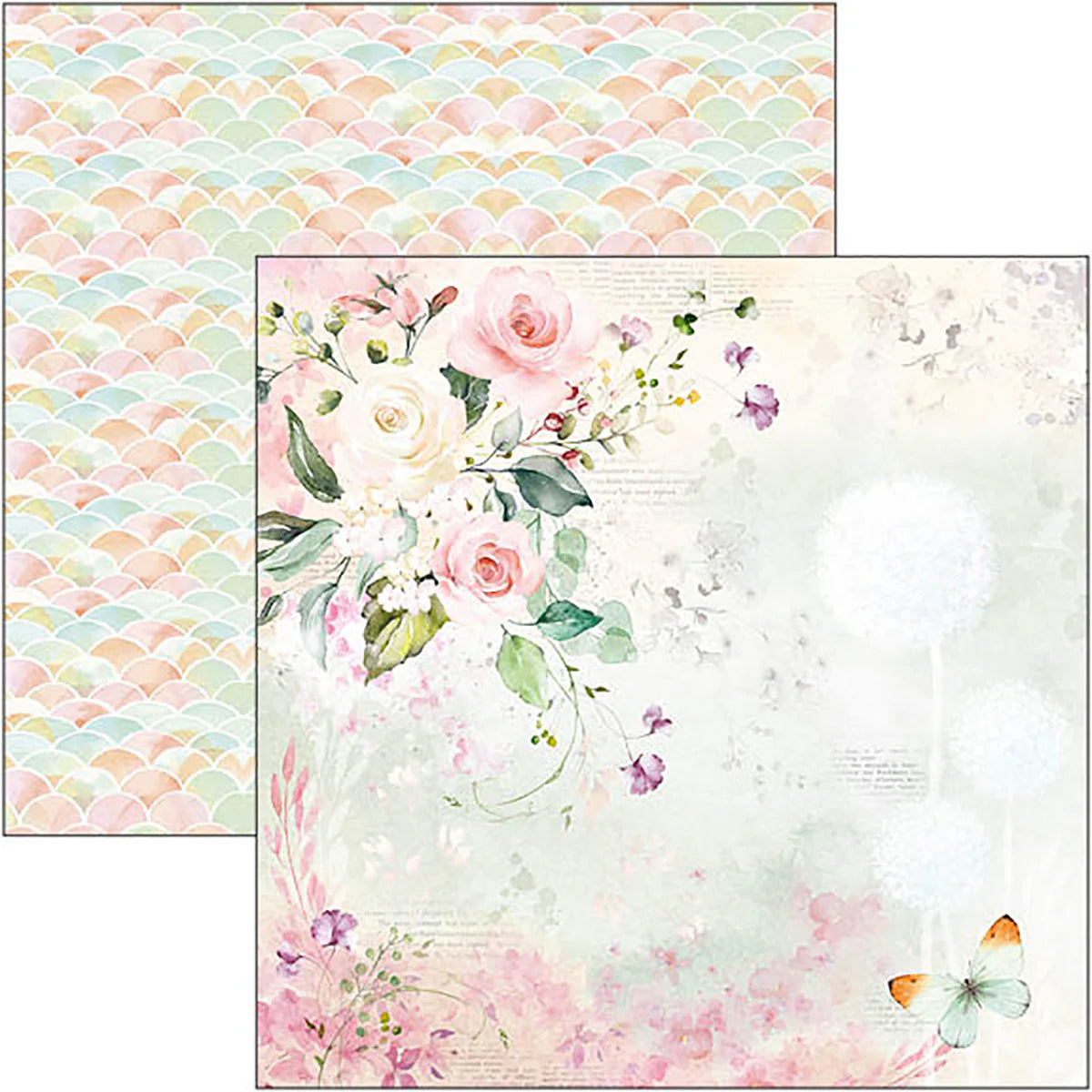 Blooming Patterns Pad 12x12 - 12 Papers