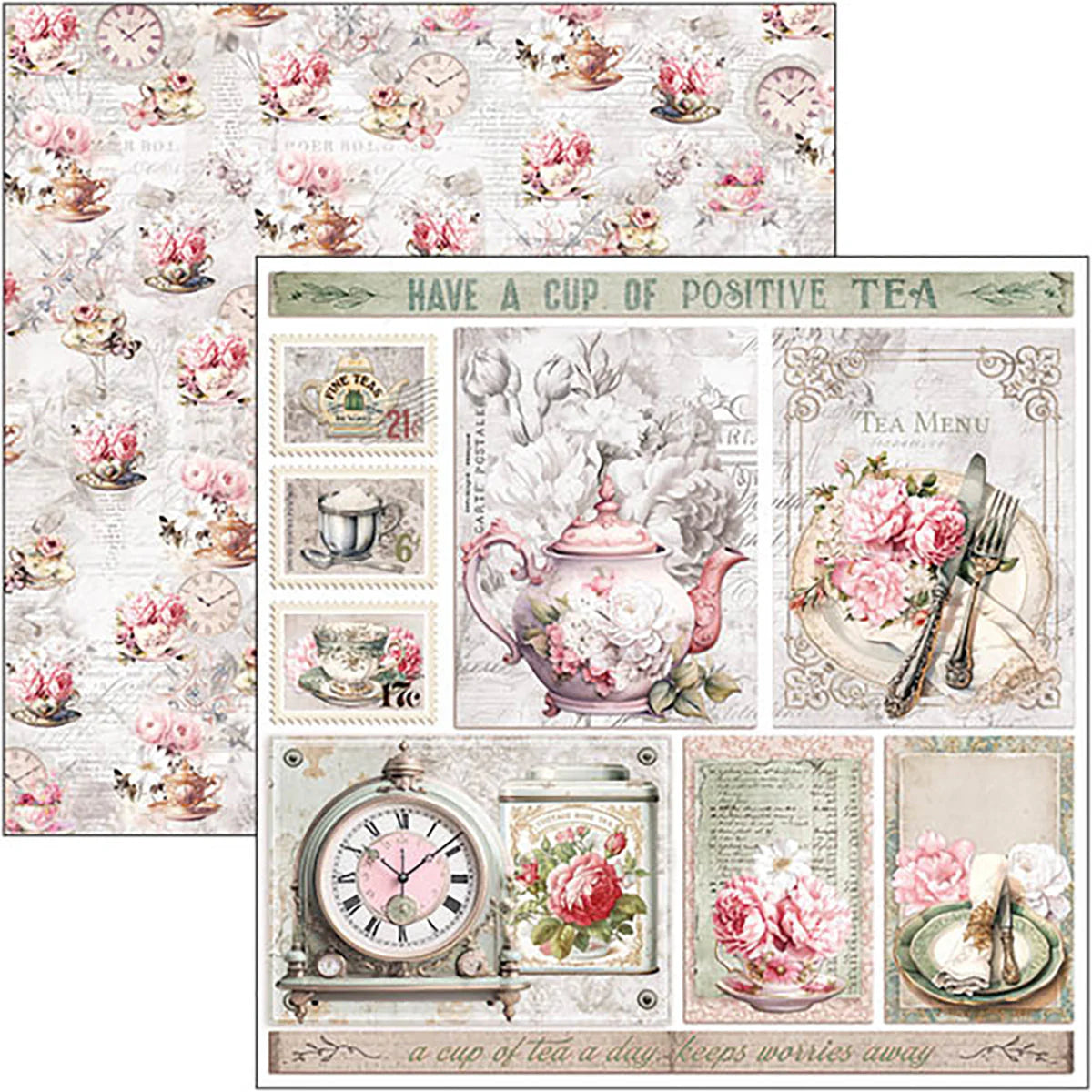 Timeless Moments Patterns Pad 12x12 - 8 Papers