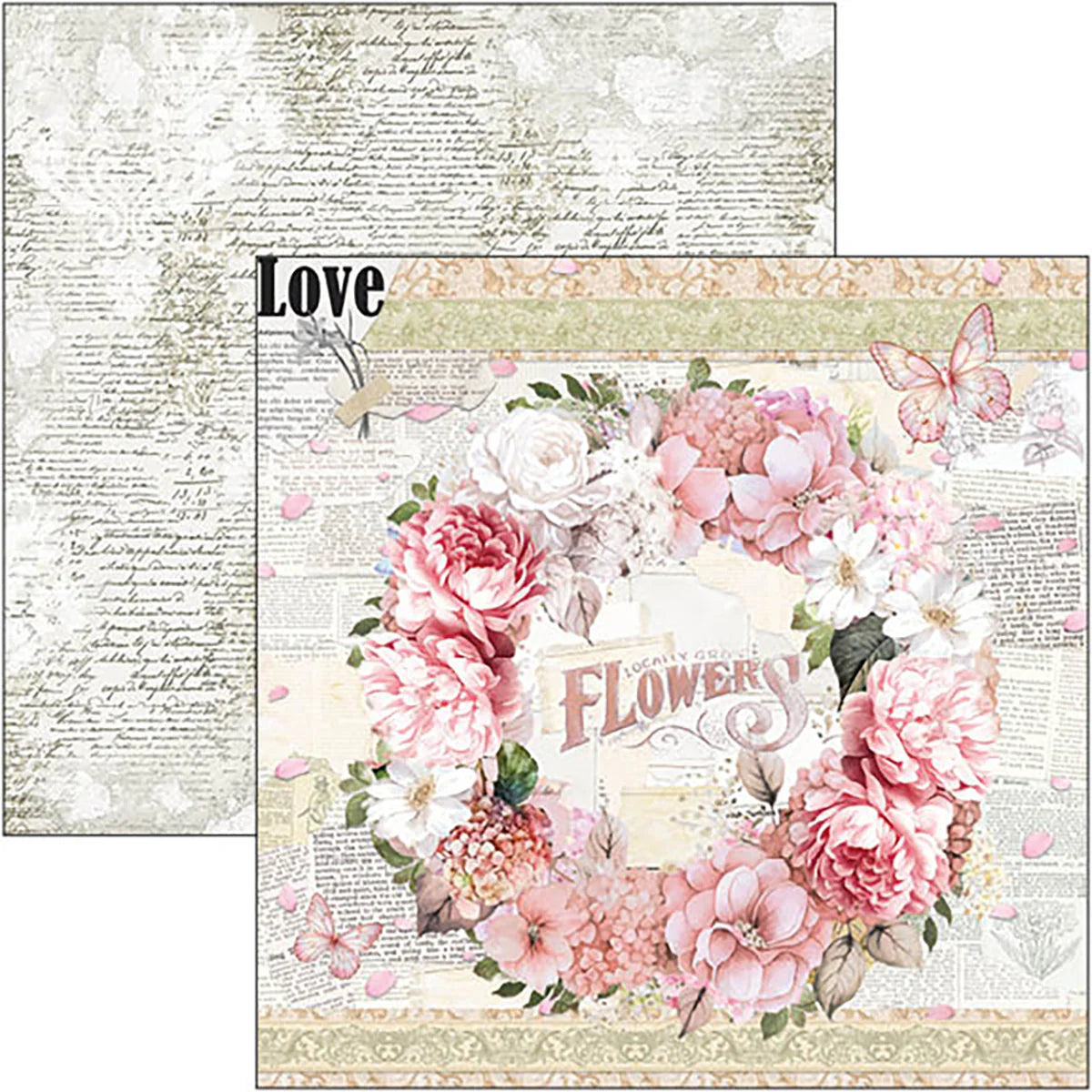 Timeless Moments Patterns Pad 12x12 - 8 Papers