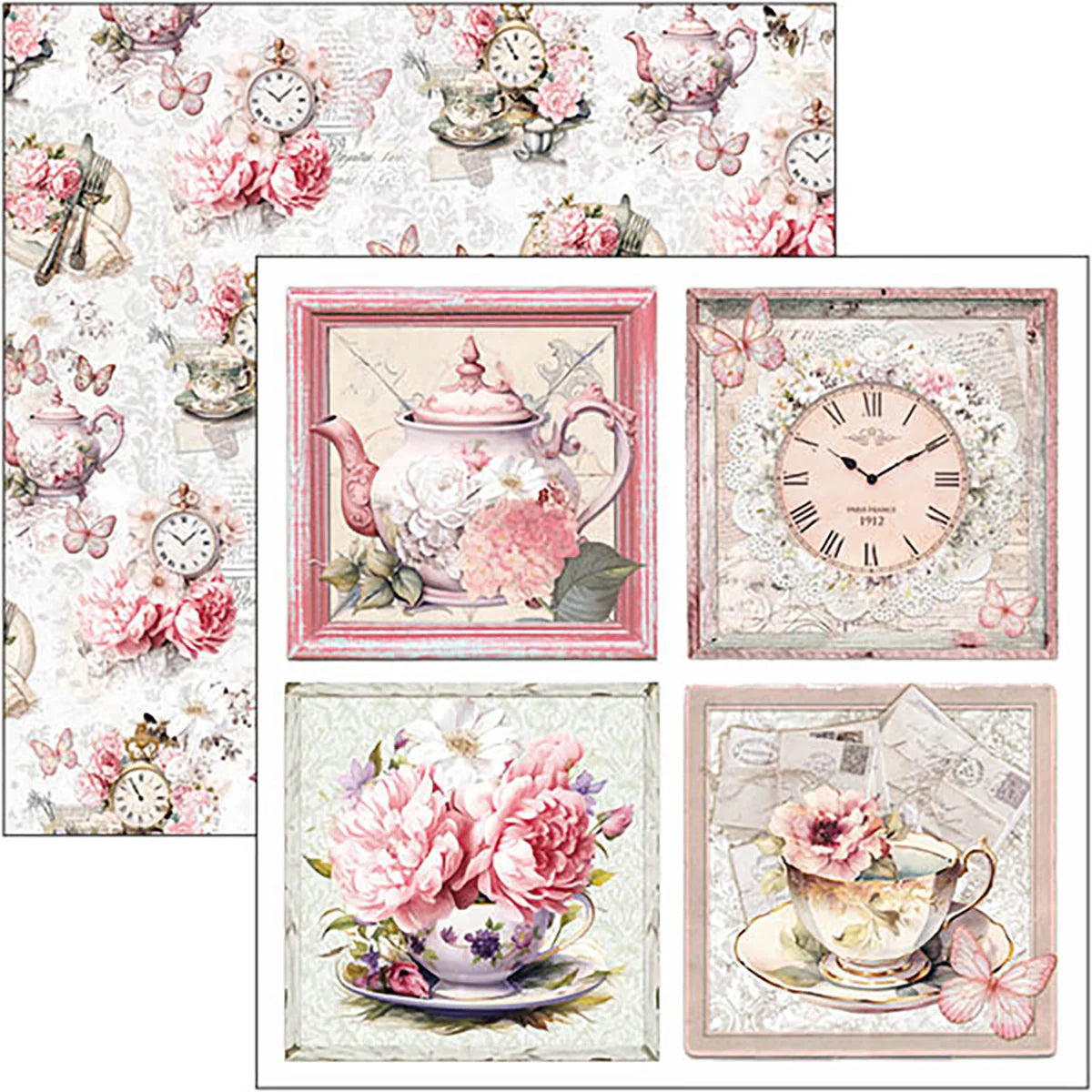 Timeless Moments Patterns Pad 12x12 - 8 Papers