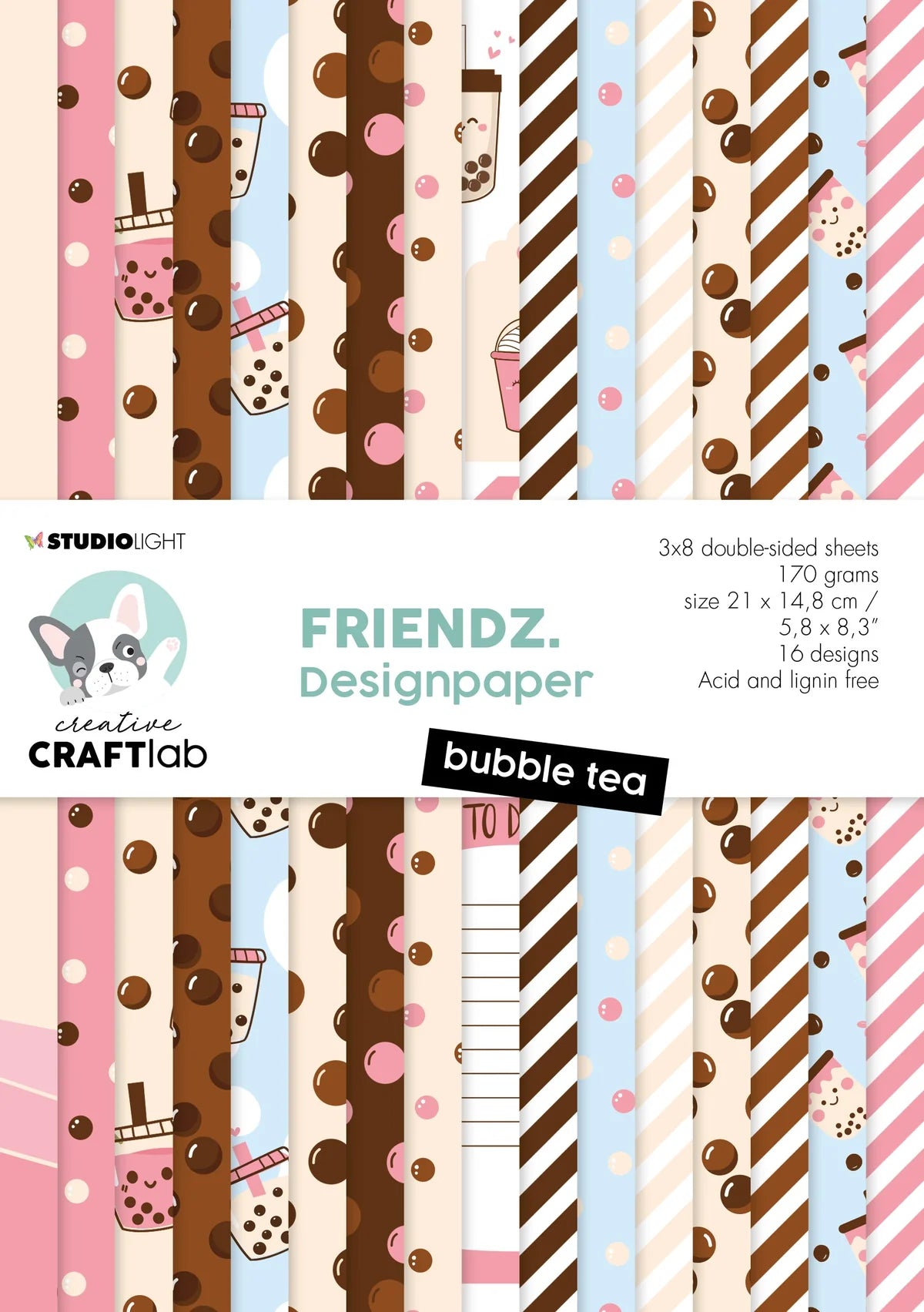 CCL Paper Pad Bubble Tea - A5 - 5.8X8.3