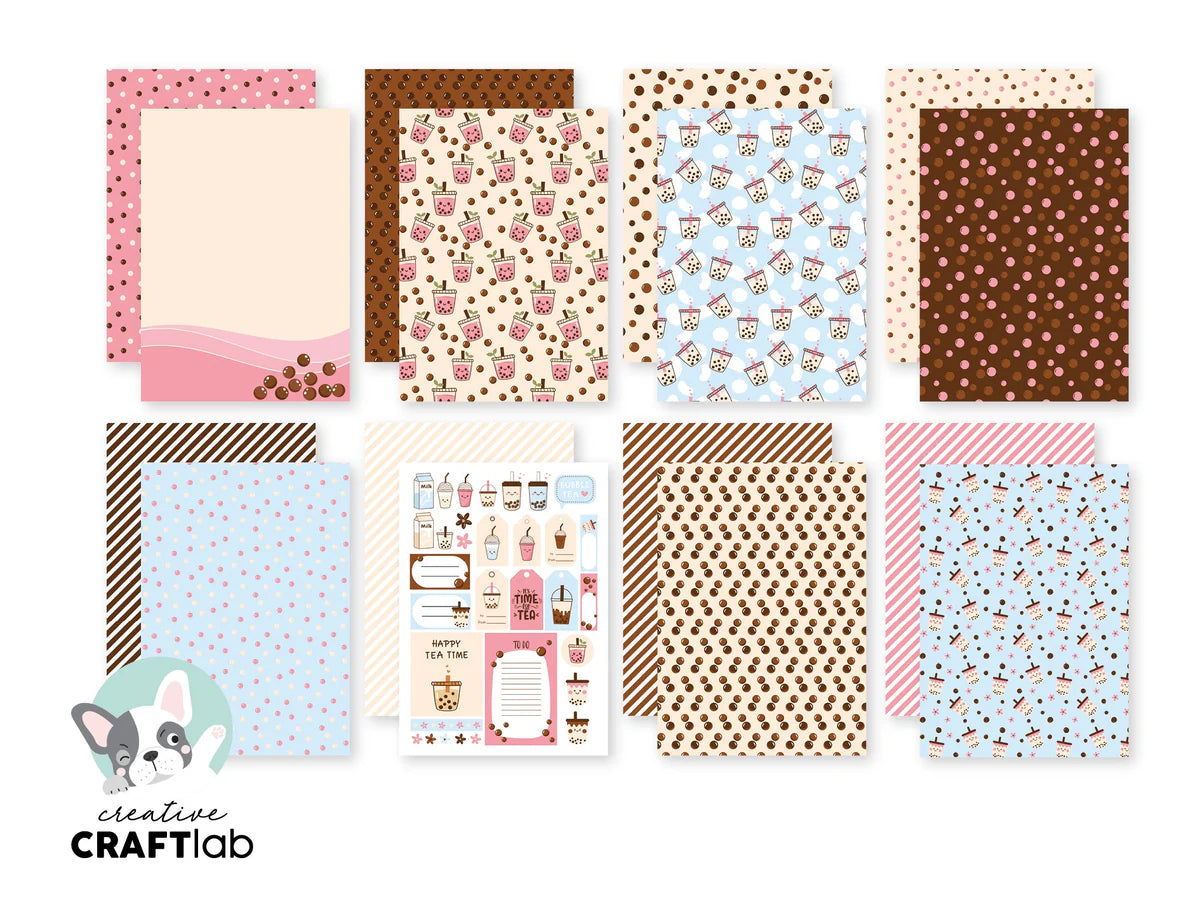 CCL Paper Pad Bubble Tea - A5 - 5.8X8.3