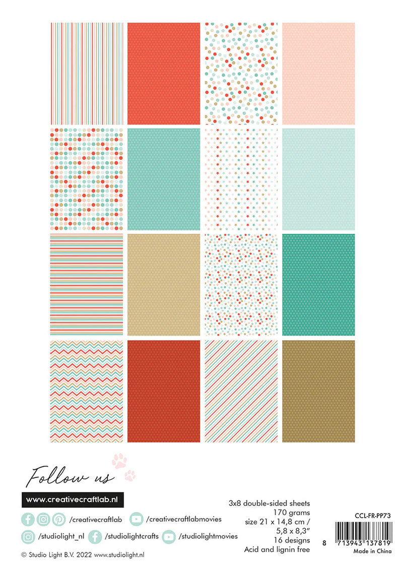 CCL Paper Pad Santa Stop Here - A5 - 5.8X8.3