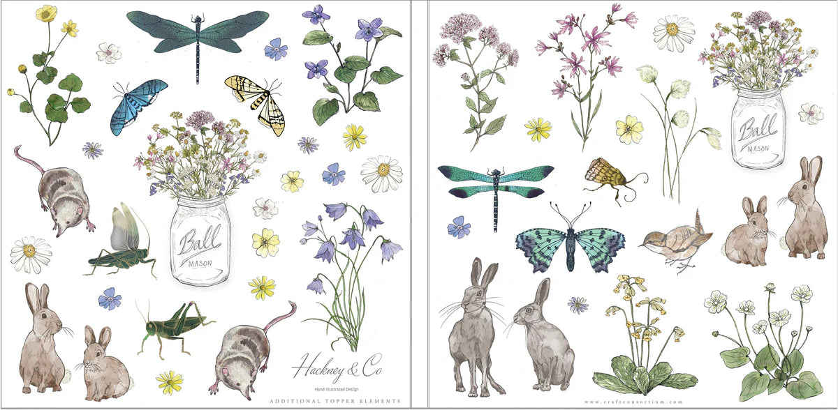 Craft Consortium Wildflower Meadow - 12x12"