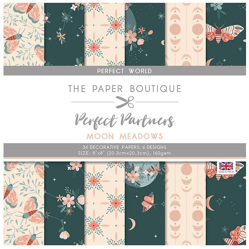 The Paper Boutique Perfect Partners - Moon Meadows 8x8 Paper Pad