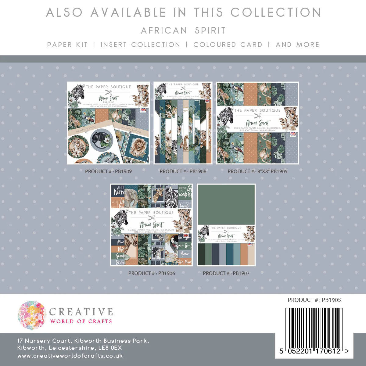 The Paper Boutique African Spirit 8x8 Paper Pad