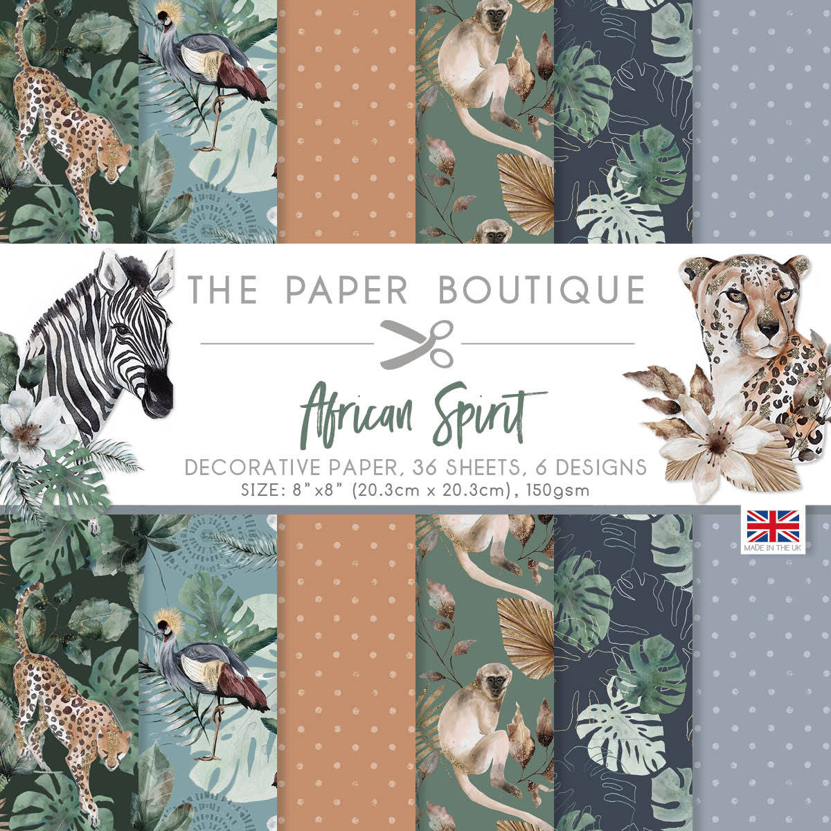 The Paper Boutique African Spirit 8x8 Paper Pad