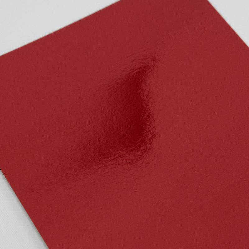8.5X11 Whole Spectrum Foil Cardstock, Ruby (5 Sheets)