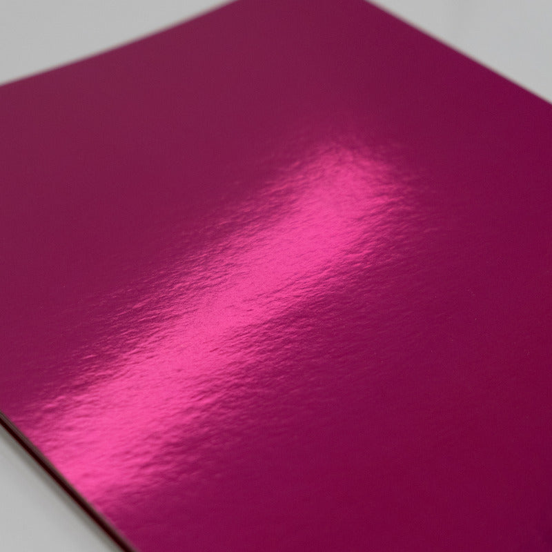 8.5X11 Whole Spectrum Foil Cardstock, Pink Tourmaline (5 Sheets)