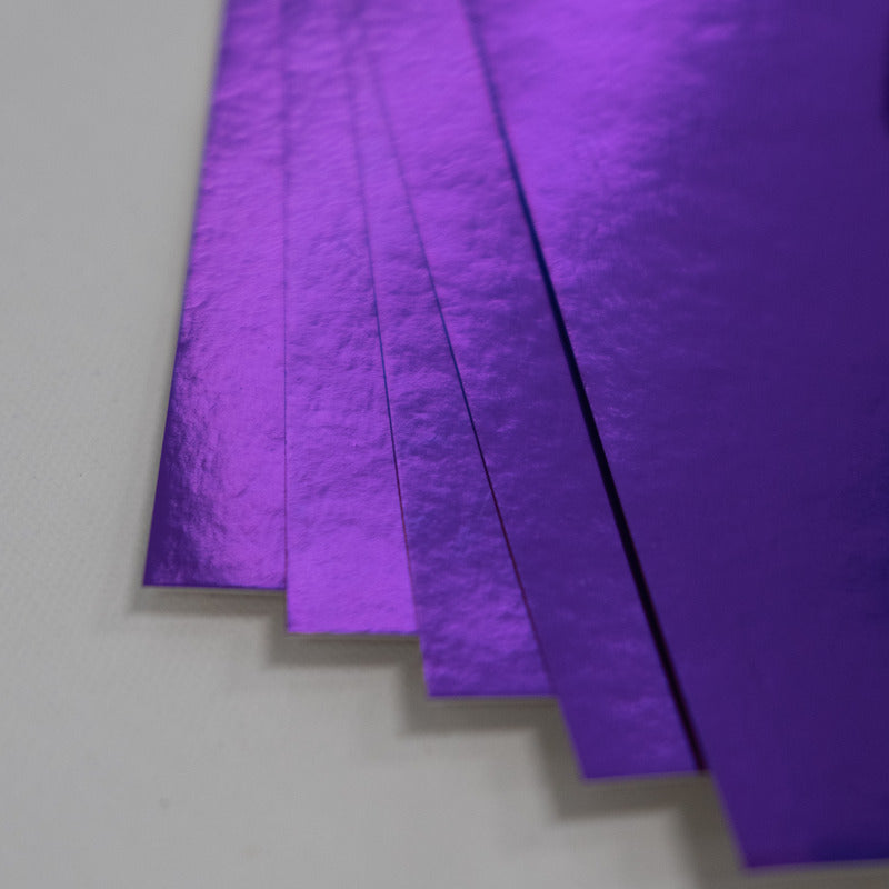 8.5X11 Whole Spectrum Foil Cardstock, Amethyst (5 Sheets)