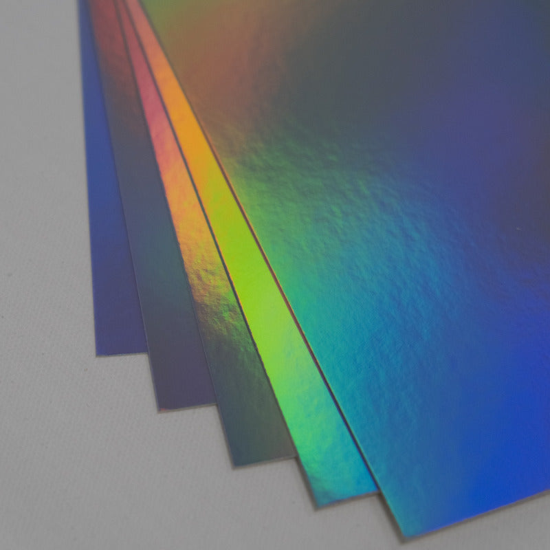 8.5X11 Whole Spectrum Foil Cardstock, Holographic (5 Sheets)