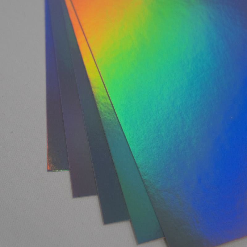 8.5X11 Whole Spectrum Foil Cardstock, Holographic (5 Sheets)