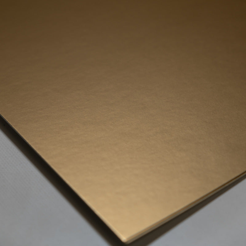 8.5X11 Whole Spectrum Foil Cardstock, Brushed Gold (5 Sheets)