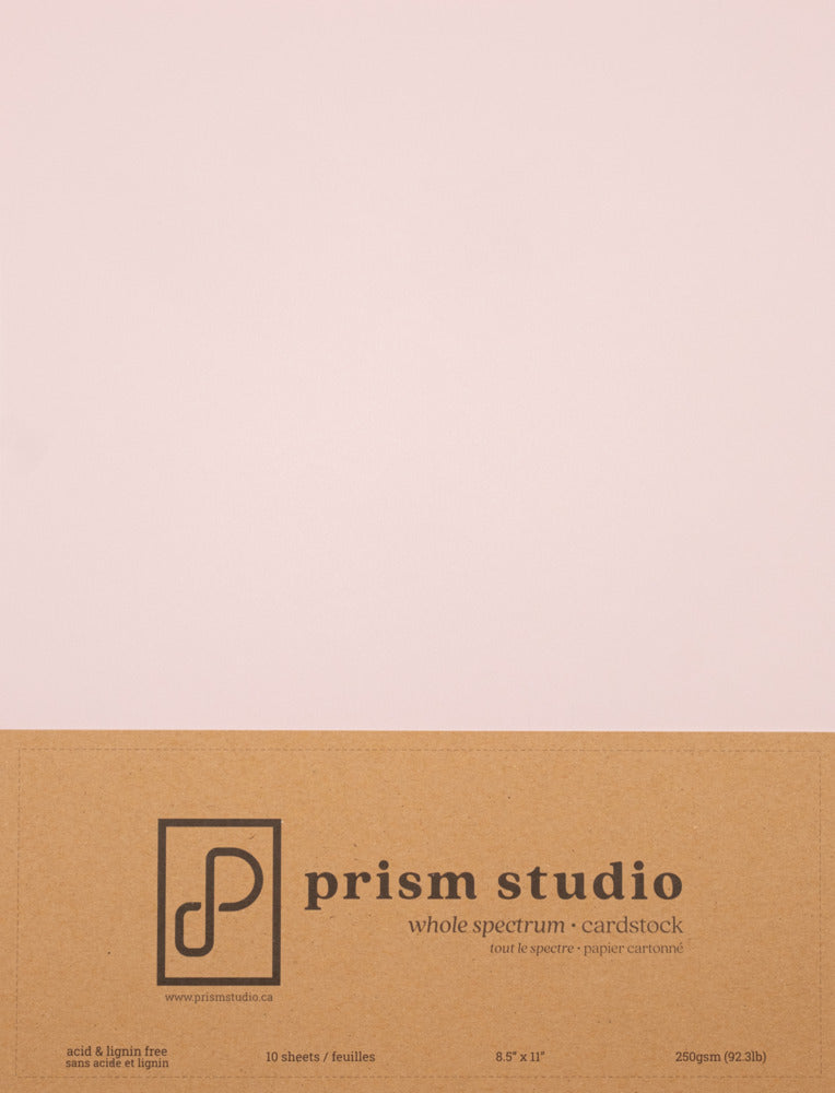 8.5X11 Whole Spectrum Smooth Cardstock, 92lb - Cherry Blossom (10 Sheets)