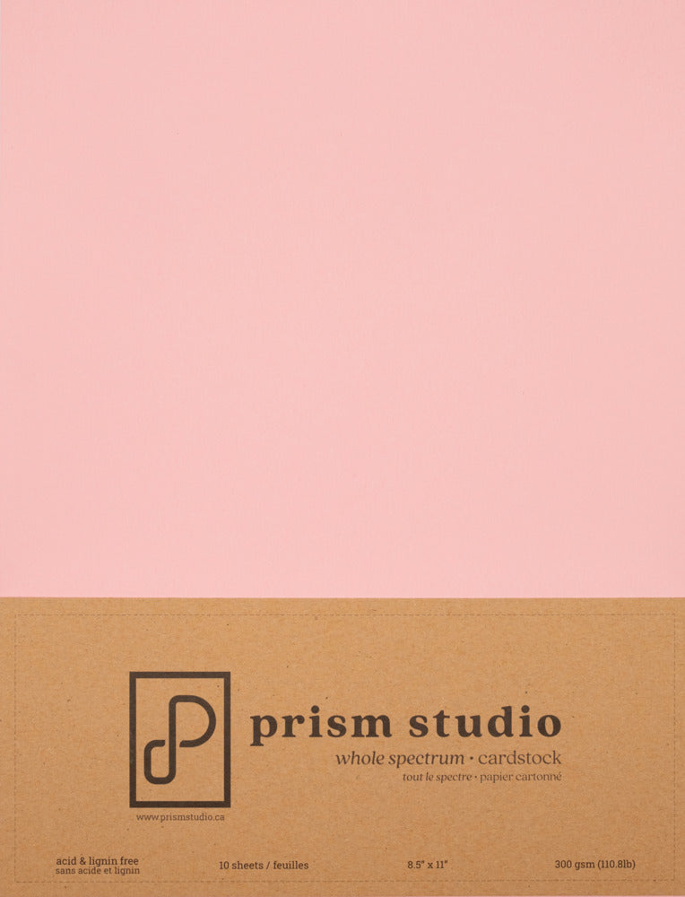8.5X11 Whole Spectrum Smooth Cardstock, 110lb - Azalea (10 Sheets)