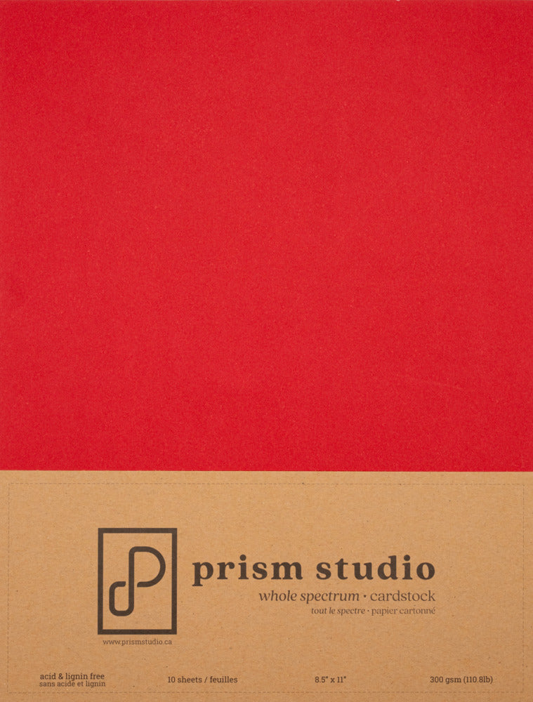 8.5X11 Whole Spectrum Smooth Cardstock, 110lb - Hibiscus (10 Sheets)