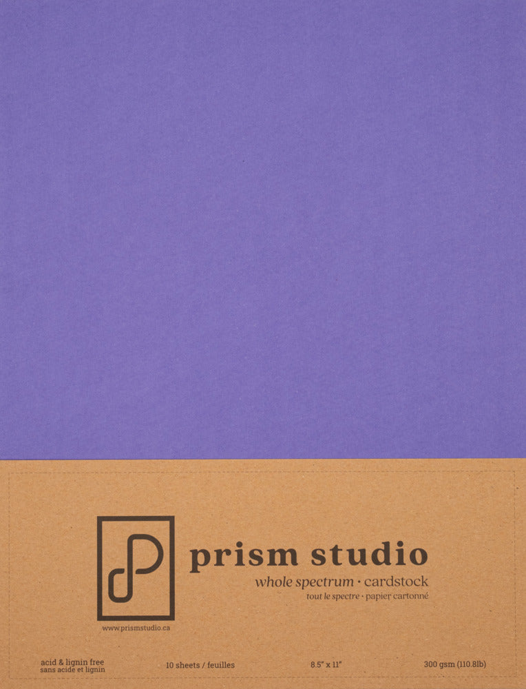 8.5X11 Whole Spectrum Smooth Cardstock, 110lb - Petunia (10 Sheets)