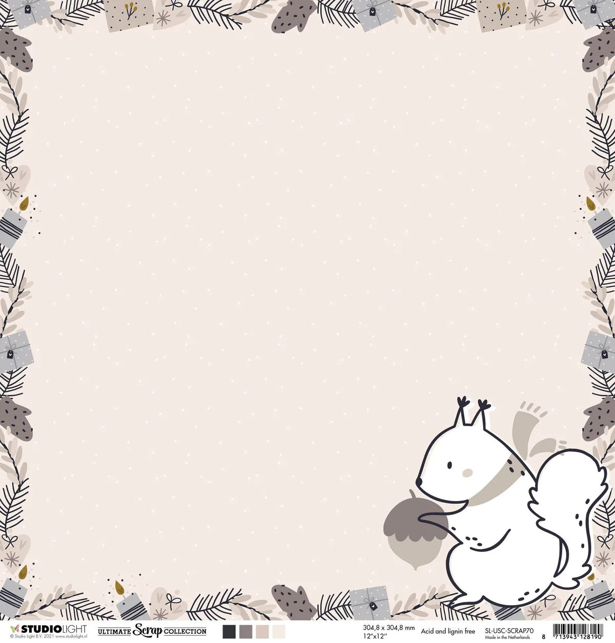 Studio light - Christmas Collection nr.70 (1 sheet)