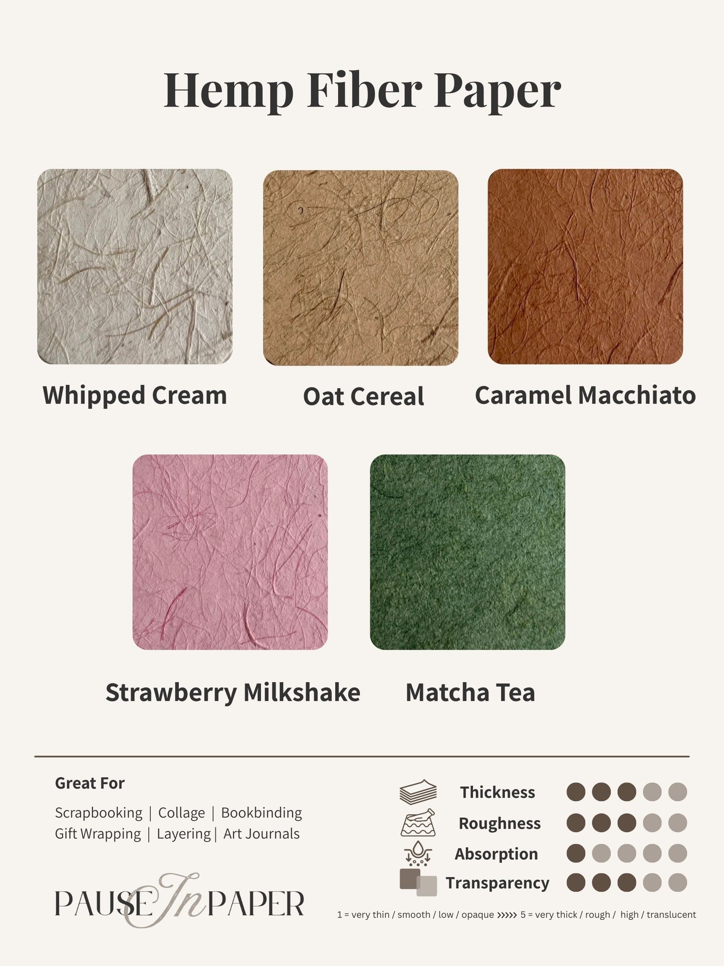Hemp Fiber Paper Pack