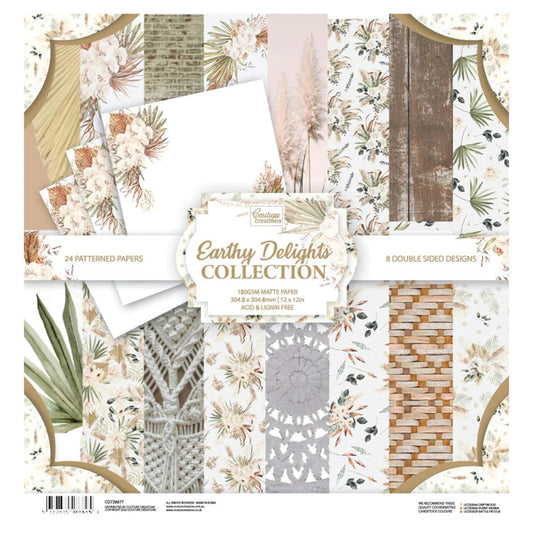 Couture Creations - Earthy Delights 12 x 12 Paper Pad