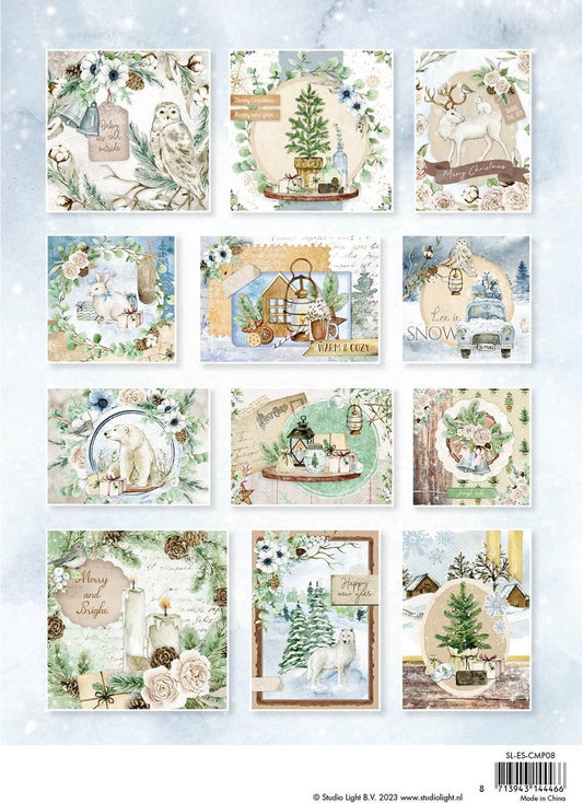 Card Making Pad - Let it Snow