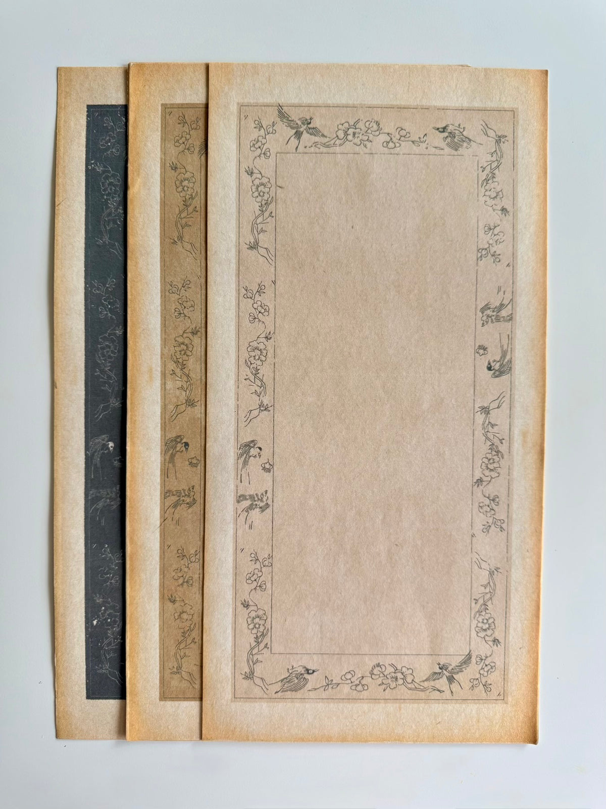 Stray Birds Mulberry Letter Paper (飞鸟集信笺) – 15 Sheets