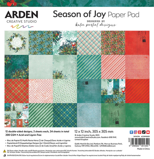 Season of Joy 12 x 12in Paper Pad