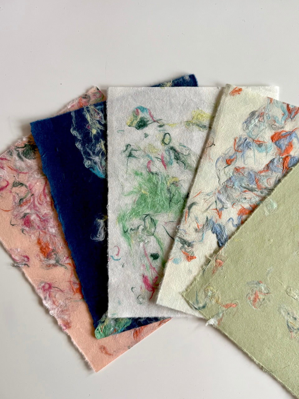 Ancient Artwork Inspired Handmade Paper (5 sheets)