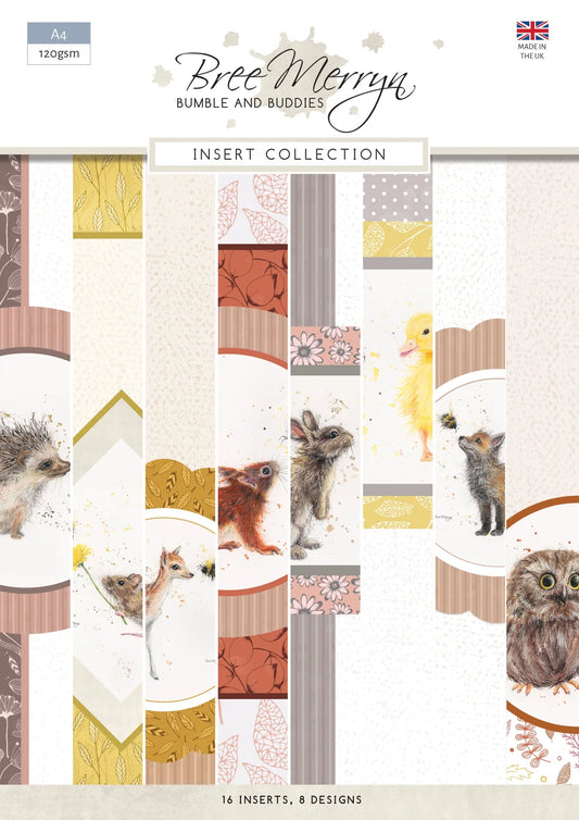 Bee Merry Insert Collection packaging with baby animal illustrations on a white background