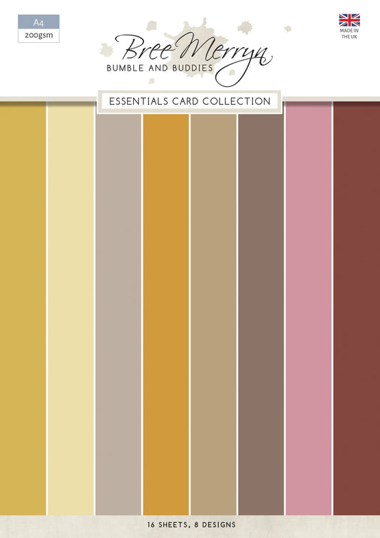 Bree Merryn Bumble and Buddies Essentials Card Collection with color swatches on a white background
