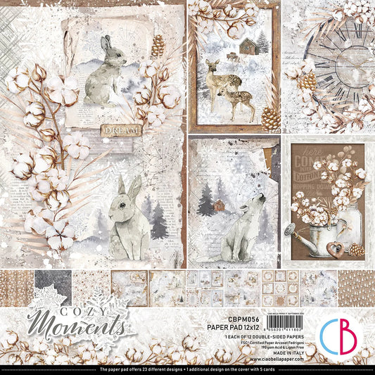 Cozy Moments Patterns Pad 12x12 - 12 Papers