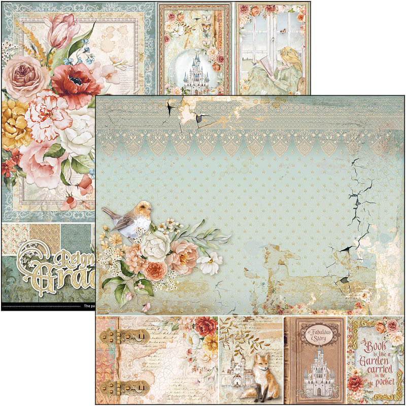Reign of Grace Patterns Pad 12x12 - 12 Papers