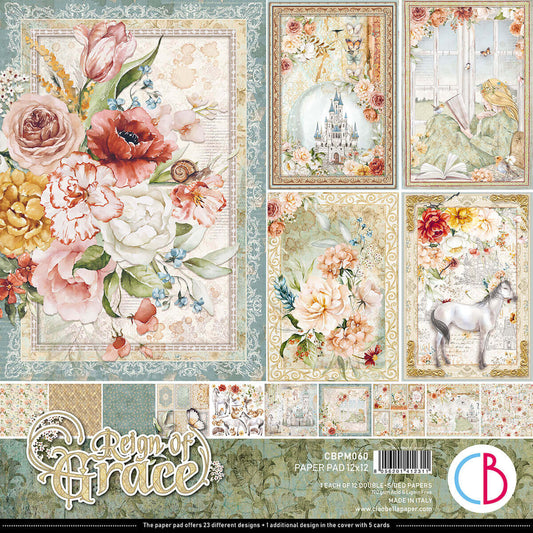 Reign of Grace Patterns Pad 12x12 - 12 Papers