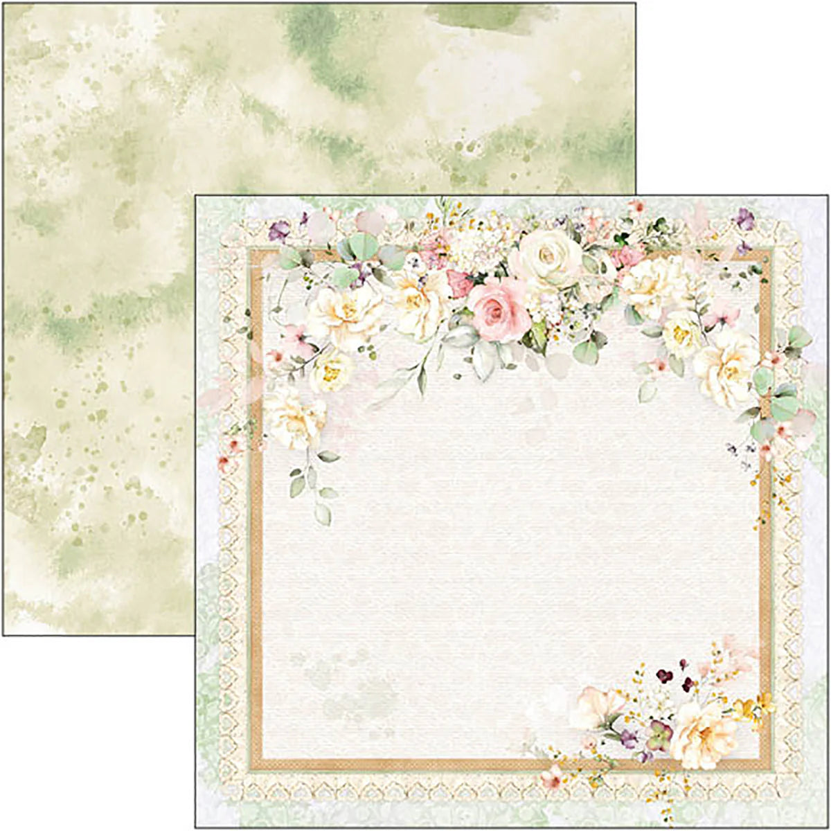 Blooming Patterns Pad 12x12 - 12 Papers