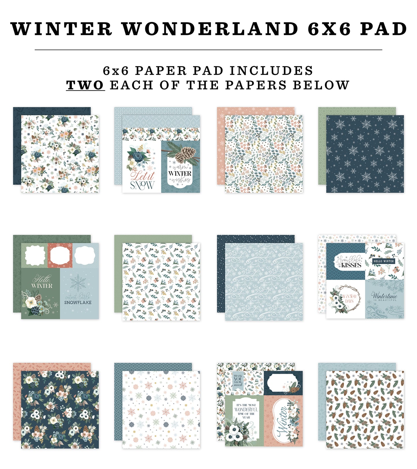 Winter Wonderland 6x6 Paper Pad