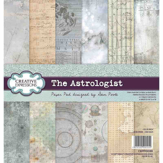 Creative Expressions - The Astrologist - 8 x 8 in