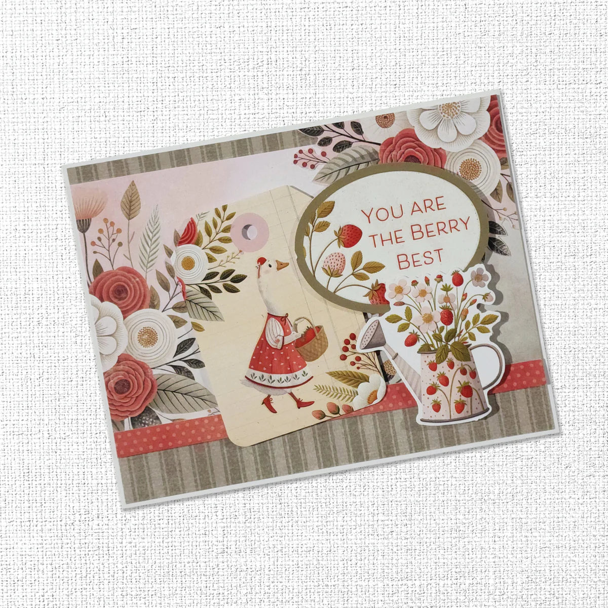 Strawberry Friends 12x12 Paper Pad