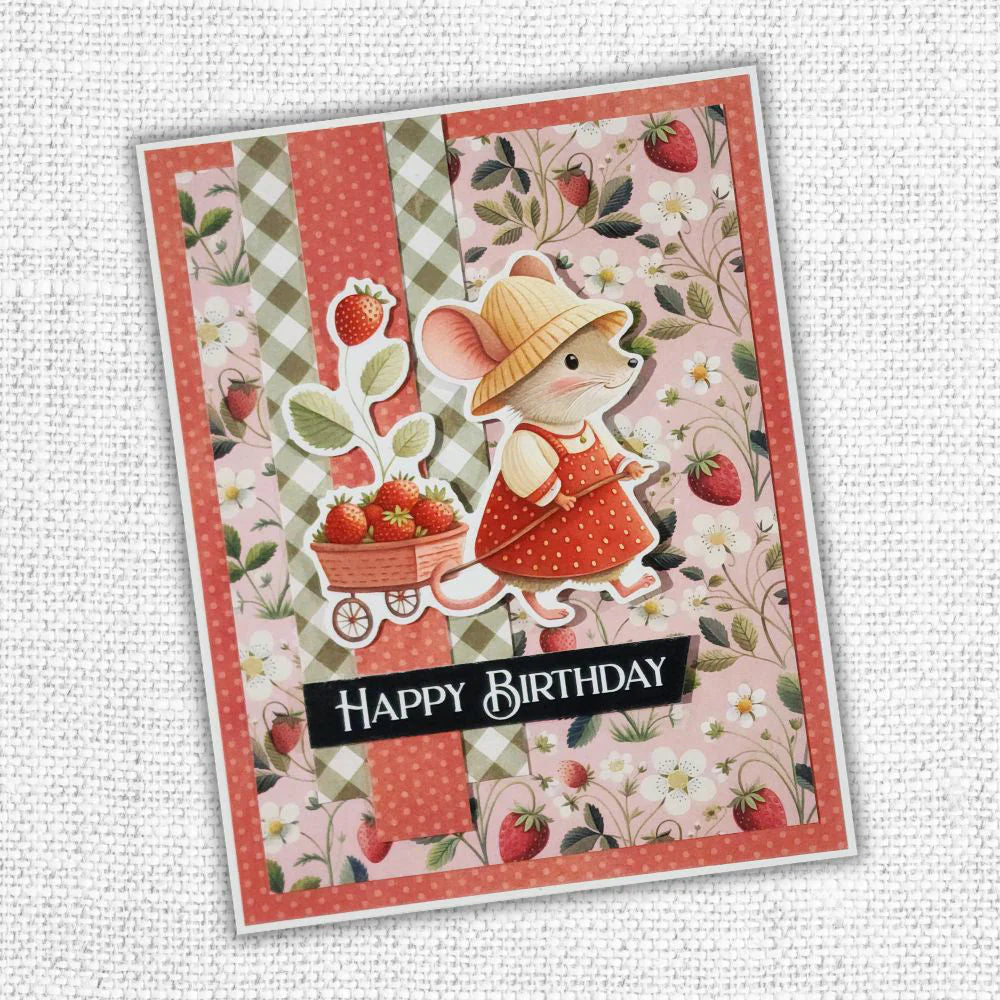 Strawberry Friends Basics 6x6 Paper Pad