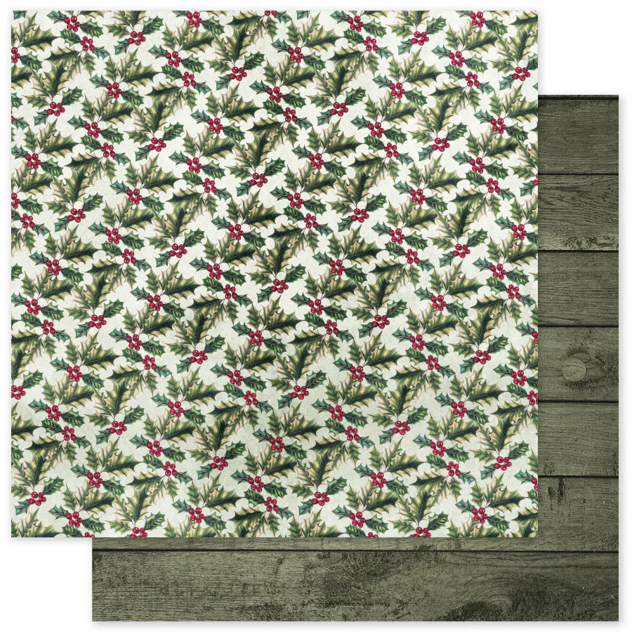 Christmas Holly Basics 12x12 Paper Pad