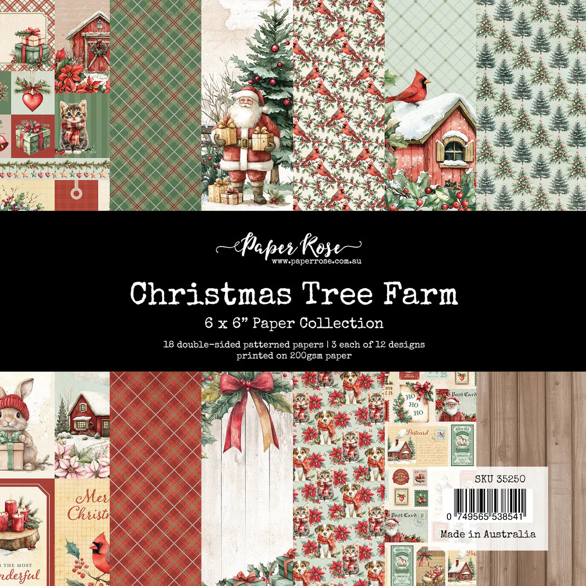 Christmas Tree Farm 6x6 Paper Pad