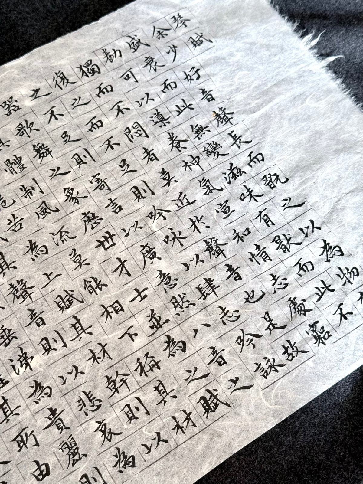 Premium Handmade Xuan Paper – Cicada Wing Mulberry Paper (清水云龙蝉翼皮纸) – 20 Sheets