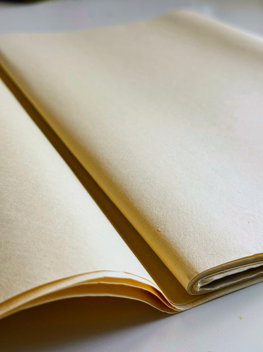 Premium Handmade Xuan Paper Sampler - Hammered Grace (煮锤宣)-25 sheets