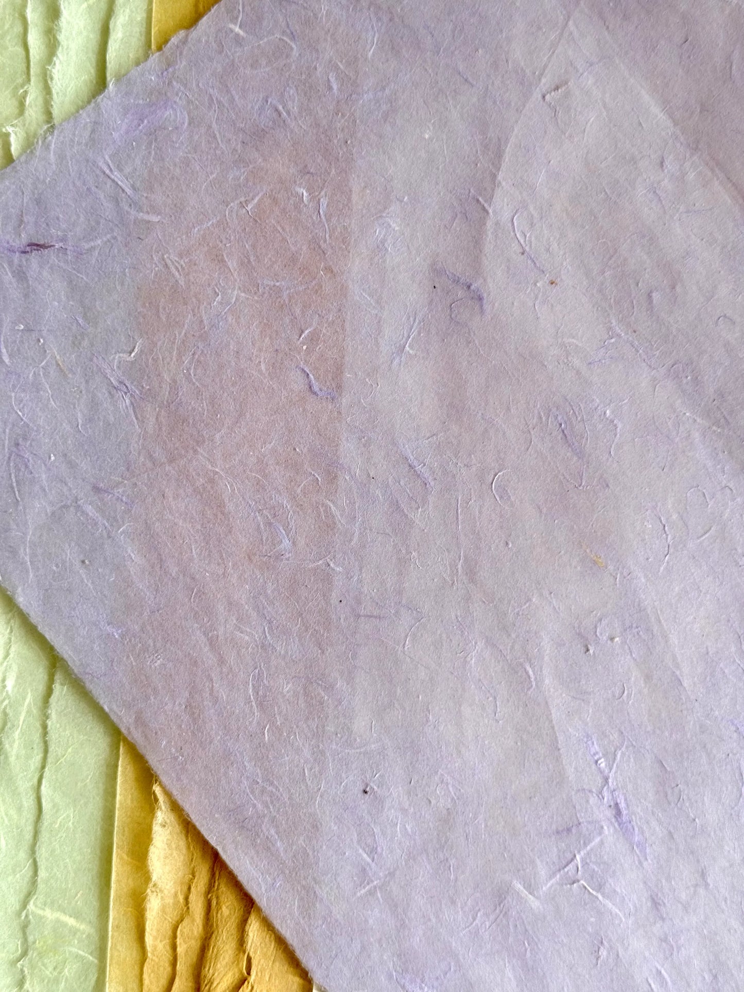 Premium Handmade Coloured Xuan Paper Sampler - Cloud Fiber (五色清水云龙) – 25 Sheets