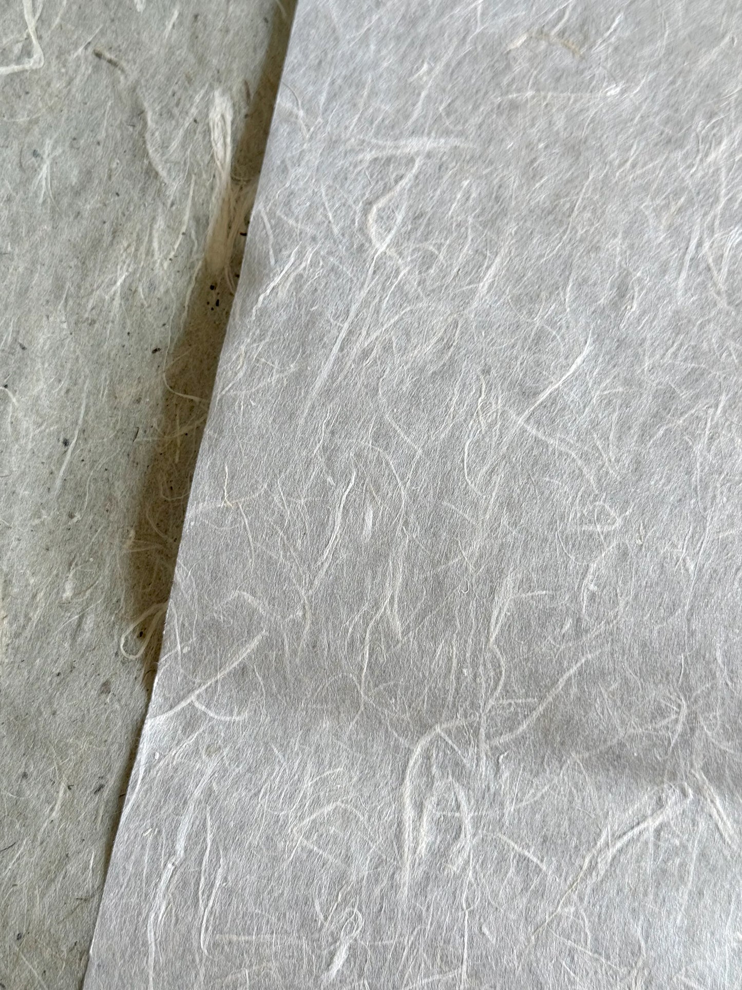 Premium Handmade Coloured Xuan Paper Sampler – Golden Mist Gampi Mulberry Mix (五色珍金雁楮清水)-10 Sheets