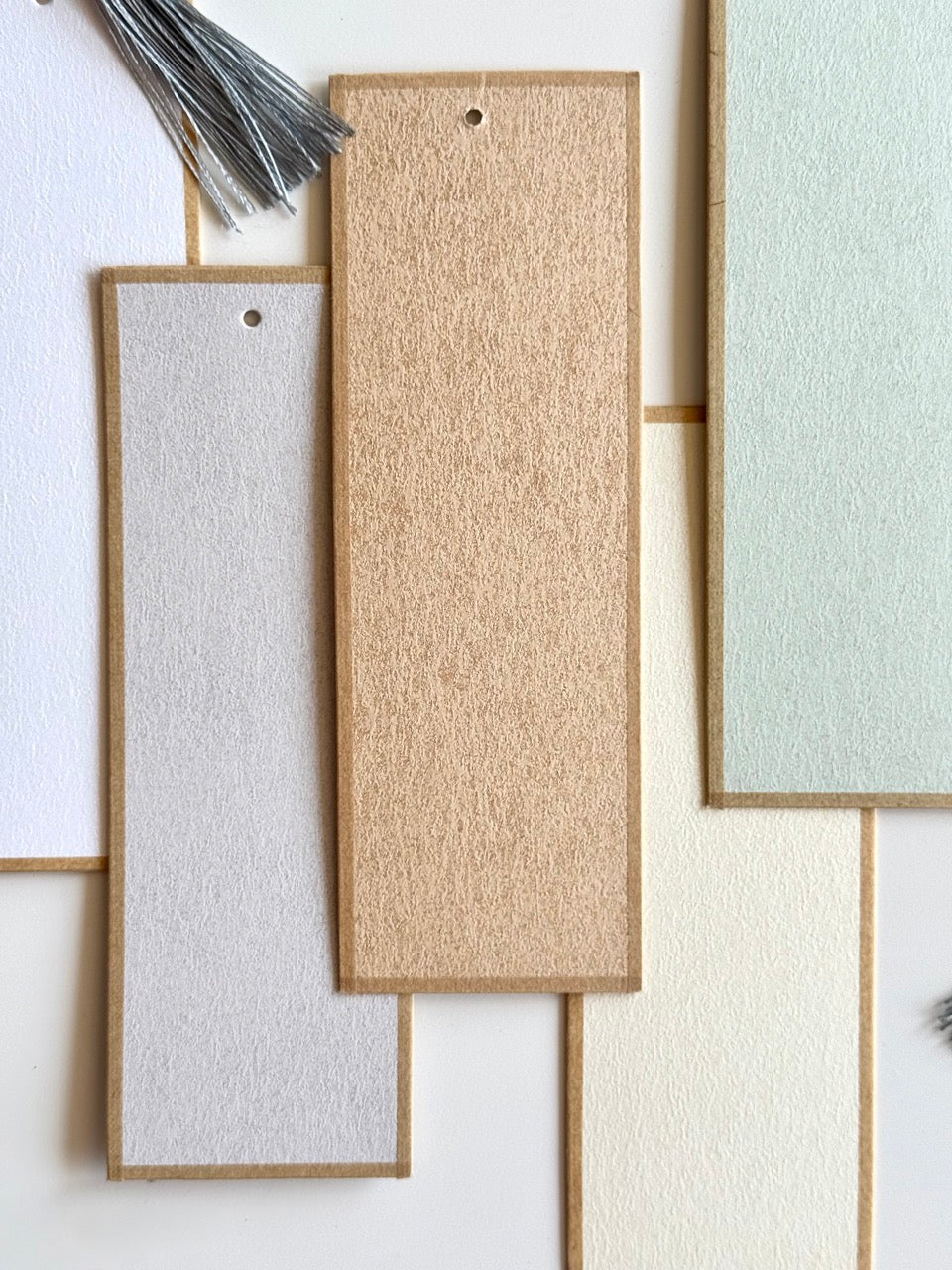 Mulberry Fiber Bookmarks – Soft Pastel (5-Pack)